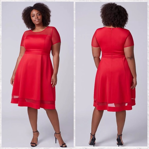 lane bryant scuba dress